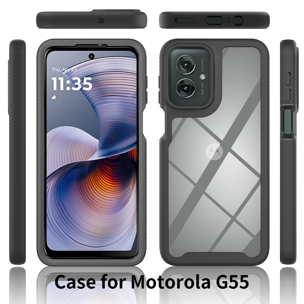 Funda Full Protection Motorola Moto G55 negro