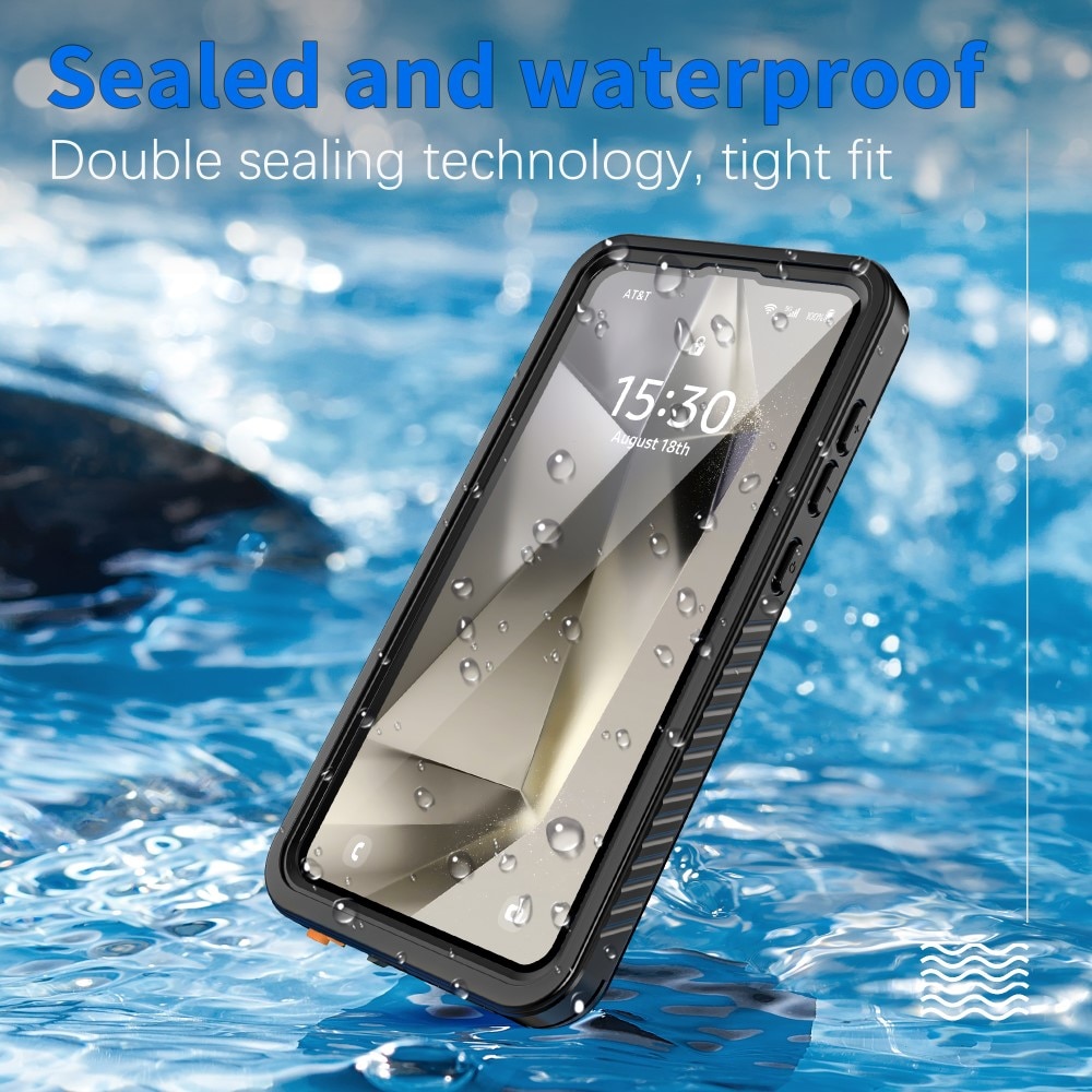 Funda Híbrida Impermeable Samsung Galaxy S25 Plus transparente