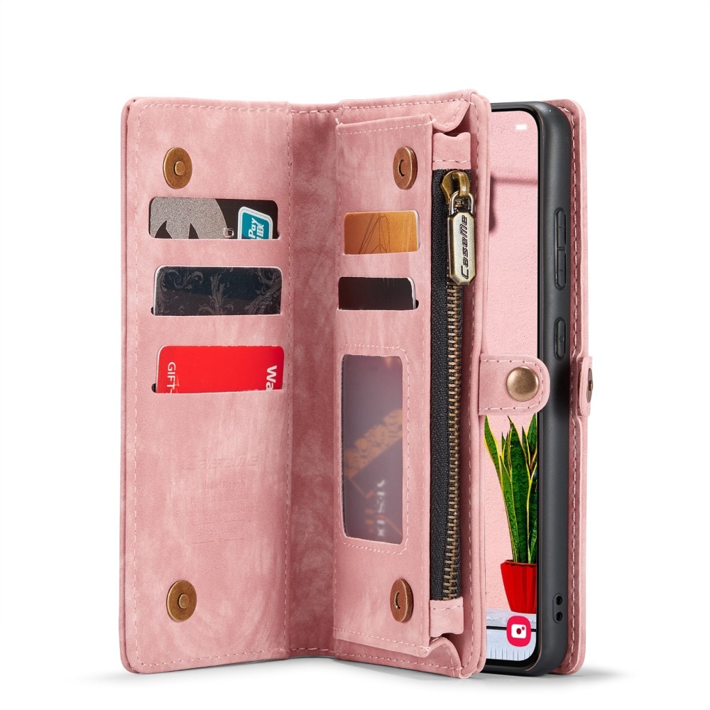 Cartera Multi-Slot Samsung Galaxy S25 Plus rosado