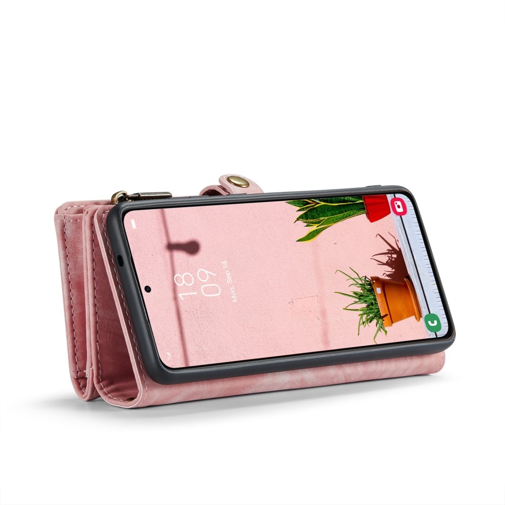 Cartera Multi-Slot Samsung Galaxy S25 Plus rosado