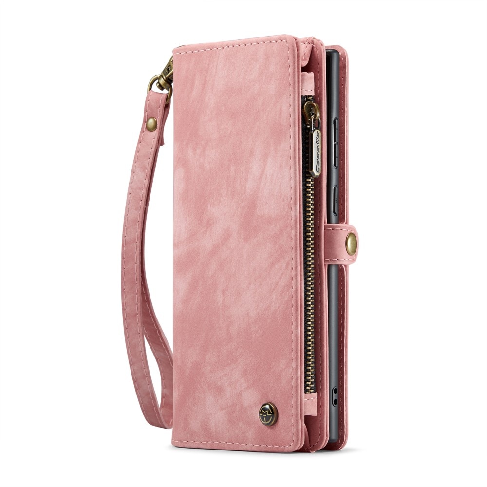 Cartera Multi-Slot Samsung Galaxy S25 Ultra rosado