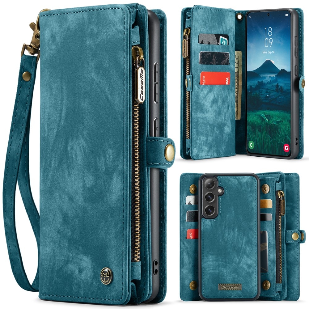 Cartera Multi-Slot Samsung Galaxy S25 azul