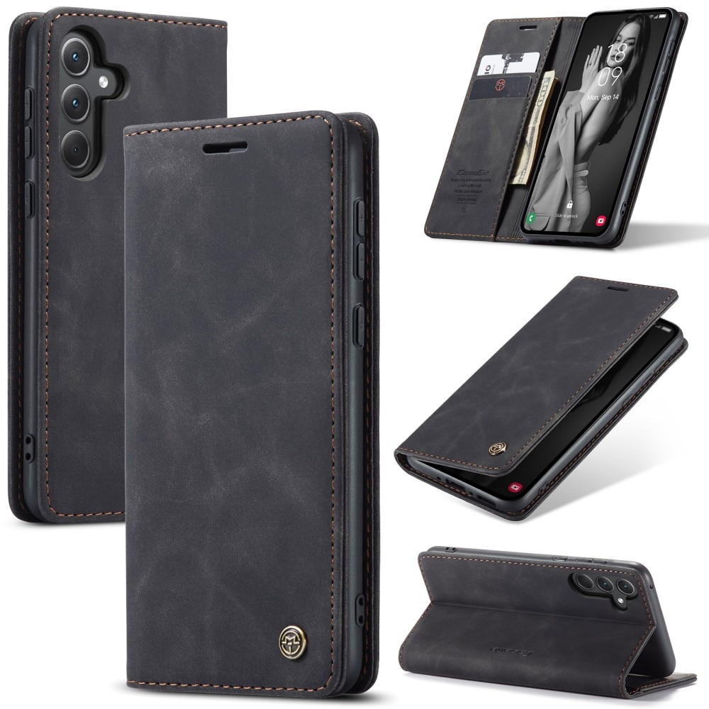 Funda delgada con solapa Samsung Galaxy A56 Negro