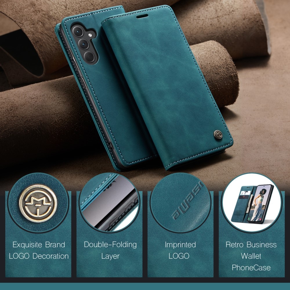 Funda delgada con solapa Samsung Galaxy A56 Azul