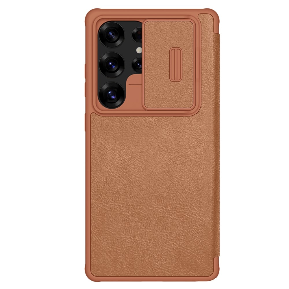 Funda Qin Pro CamShield Samsung Galaxy S25 Ultra Brown