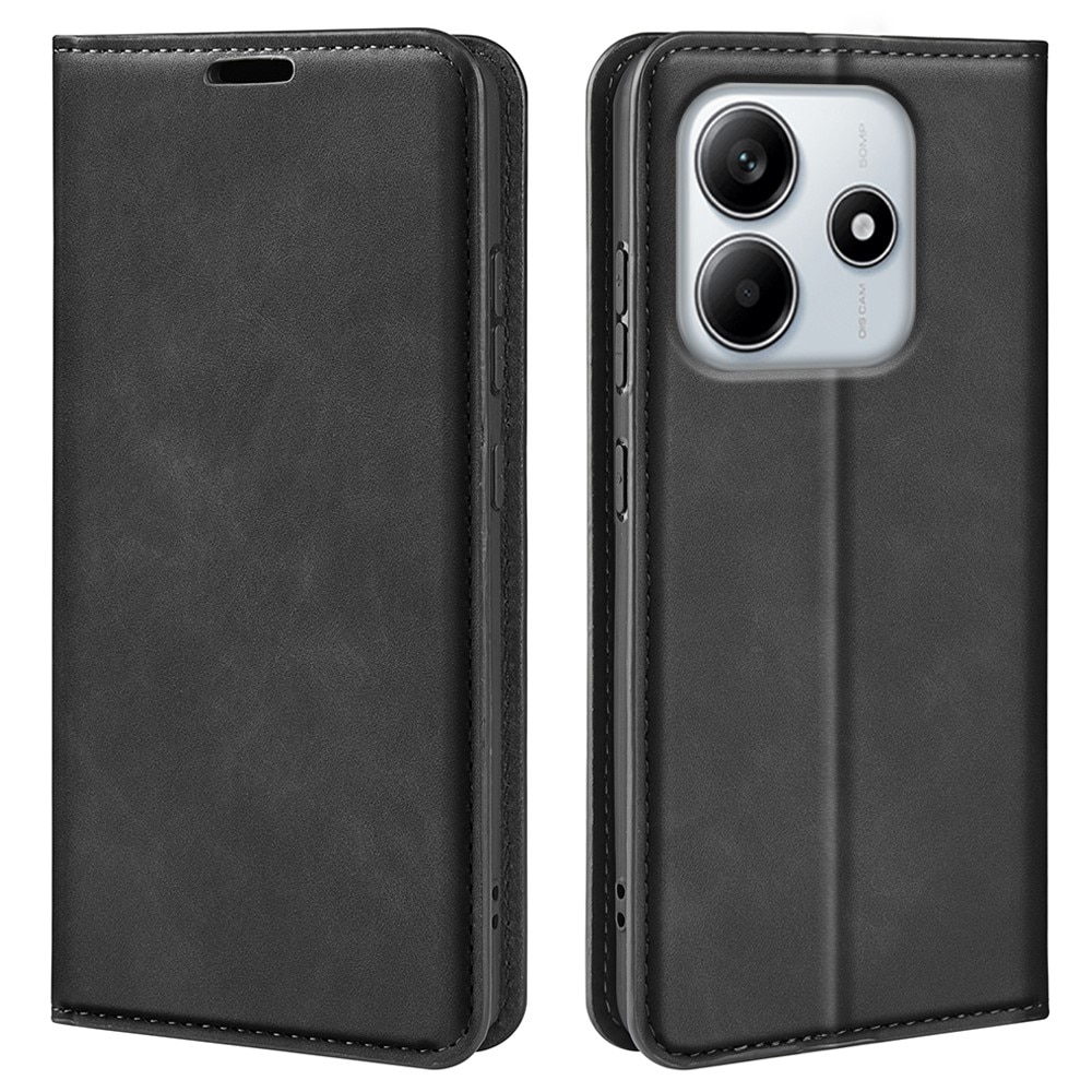 Funda delgada cartera Xiaomi Redmi Note 14 4G Negro