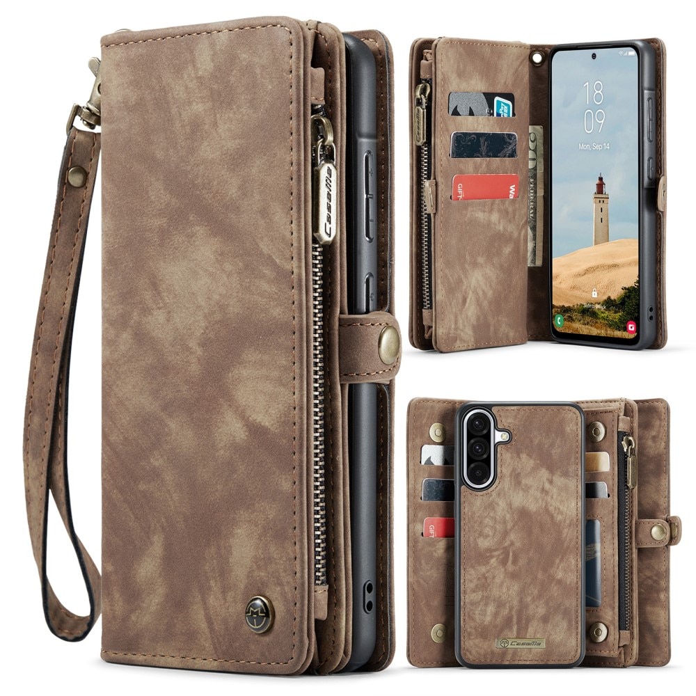 Cartera Multi-Slot Samsung Galaxy A56 Marrón