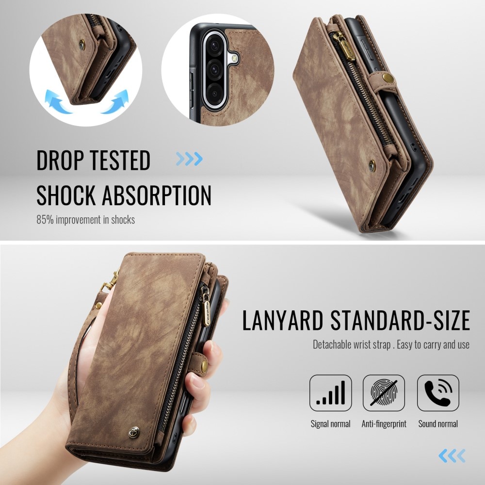 Cartera Multi-Slot Samsung Galaxy A56 Marrón