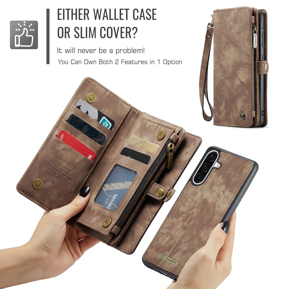 Cartera Multi-Slot Samsung Galaxy A56 Marrón