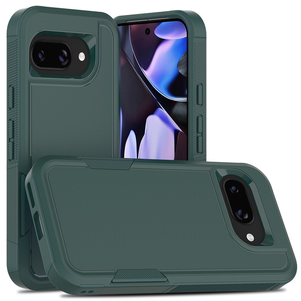 Funda híbrida Off-road Google Pixel 9a, Verde