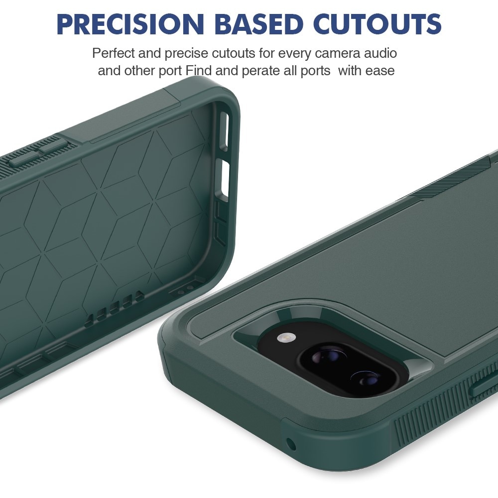 Funda híbrida Off-road Google Pixel 9a, Verde