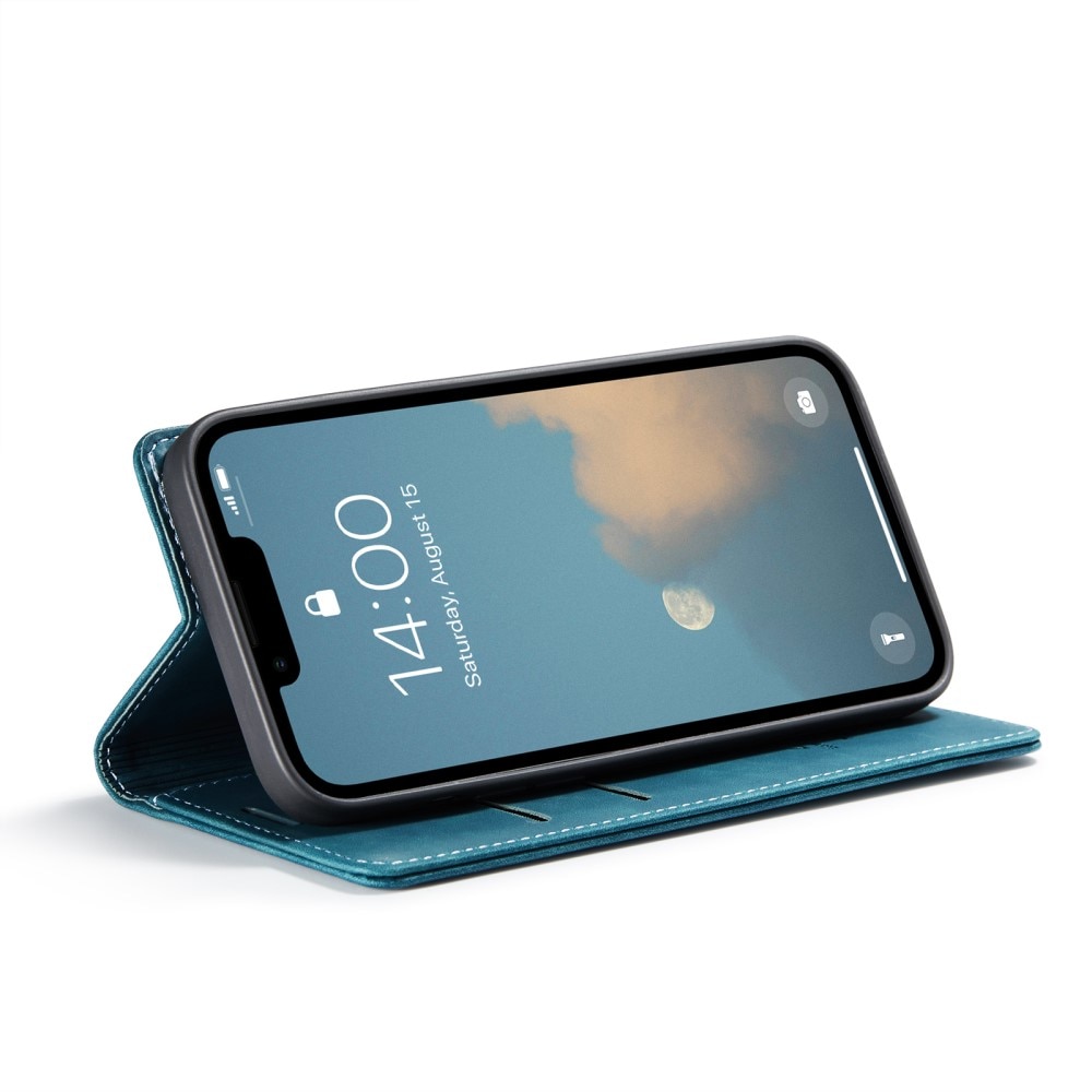 Funda delgada con solapa iPhone 16e Azul