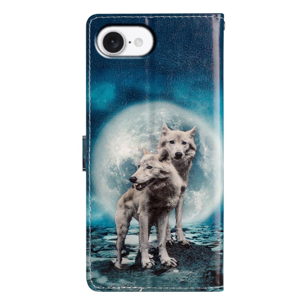 Funda cartera iPhone 16e lobos