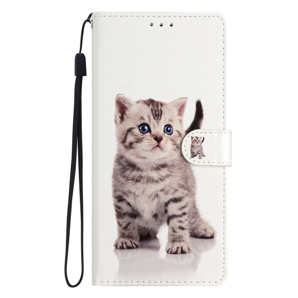 Funda cartera iPhone 16e gatito