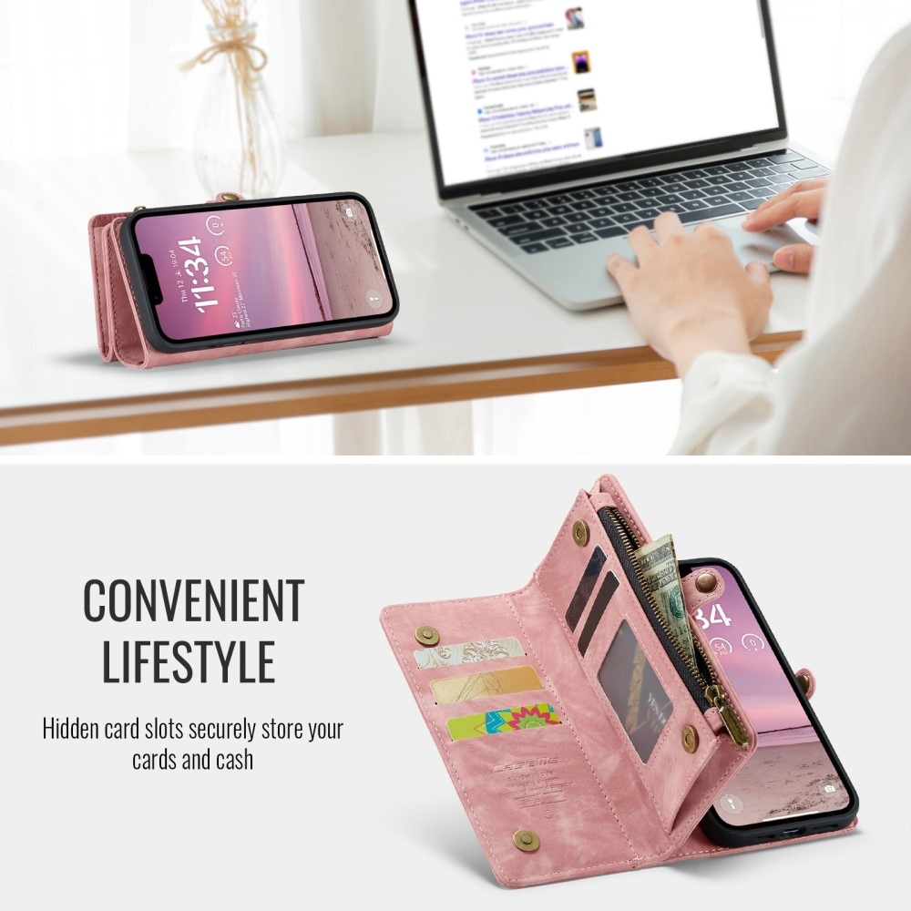 Cartera Multi-Slot iPhone 16e Rosa