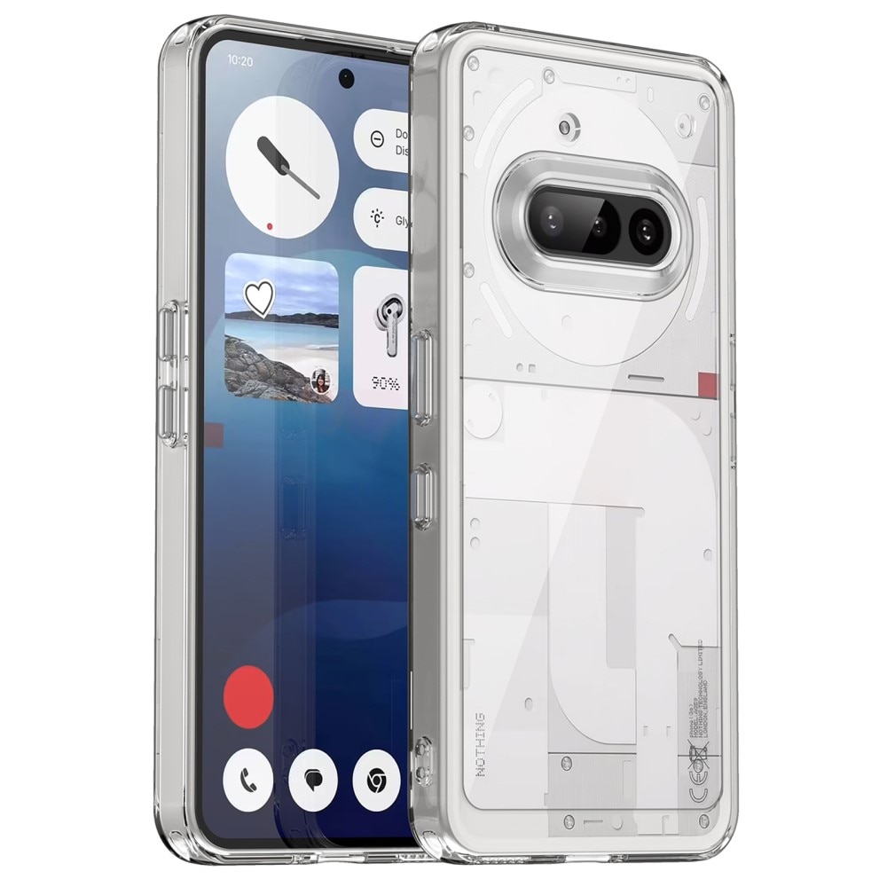 Funda híbrida para Nothing Phone 3a transparente