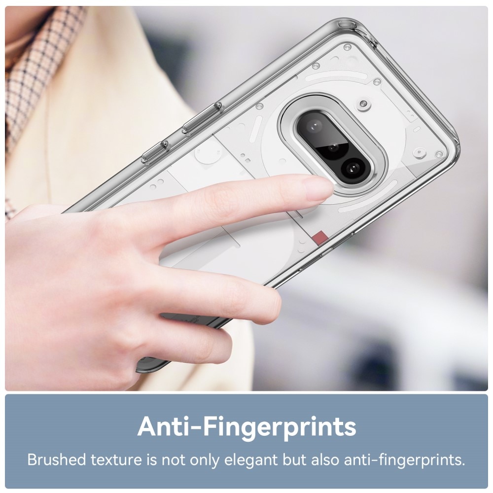 Funda híbrida para Nothing Phone 3a transparente