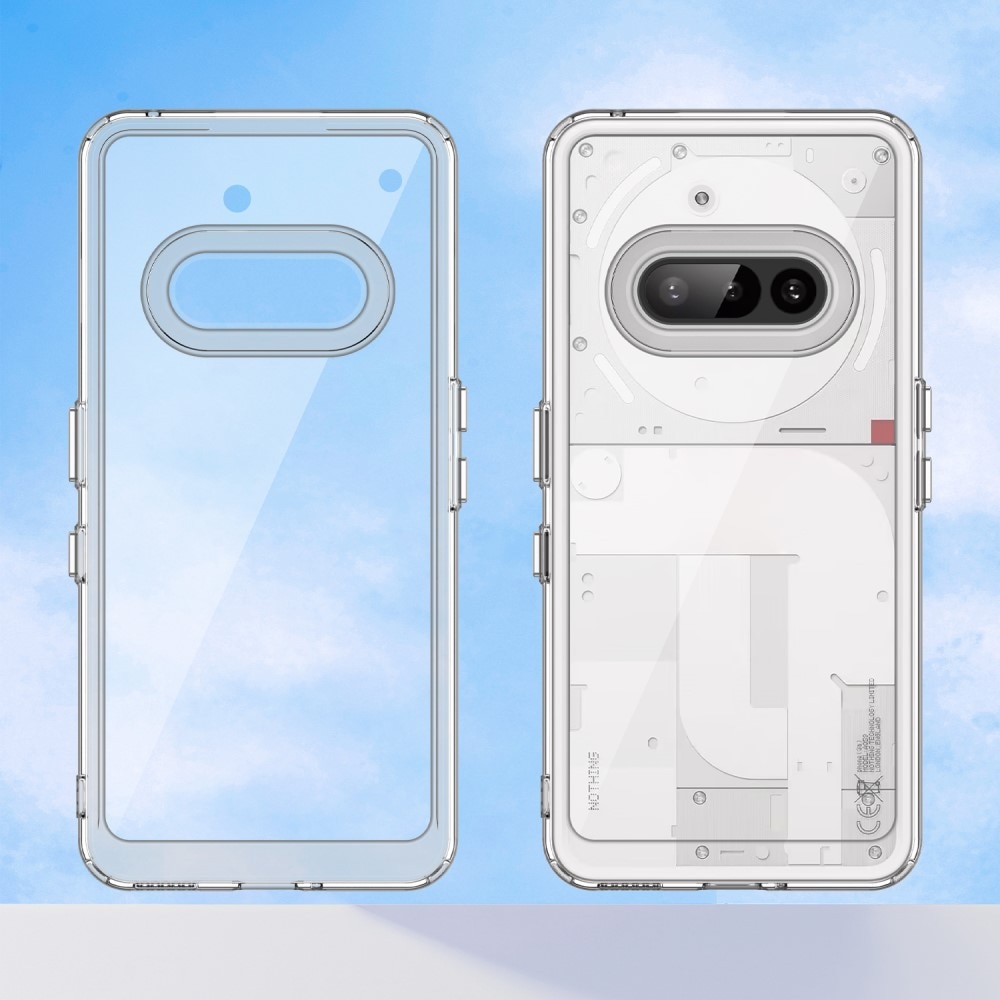 Funda híbrida para Nothing Phone 3a transparente