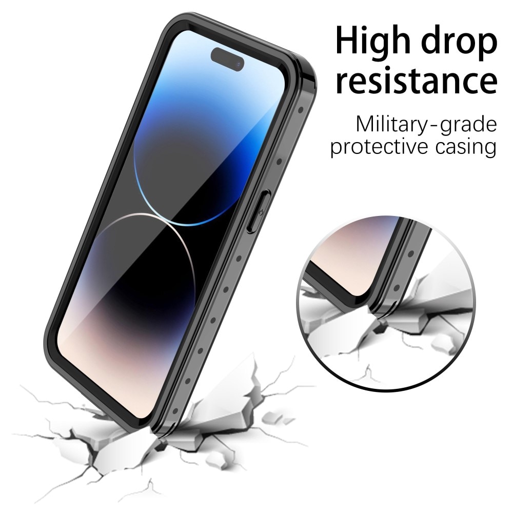 Funda Híbrida Impermeable iPhone 14 Pro transparente