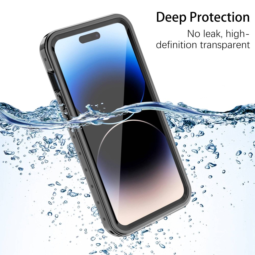 Funda Híbrida Impermeable iPhone 14 Pro transparente