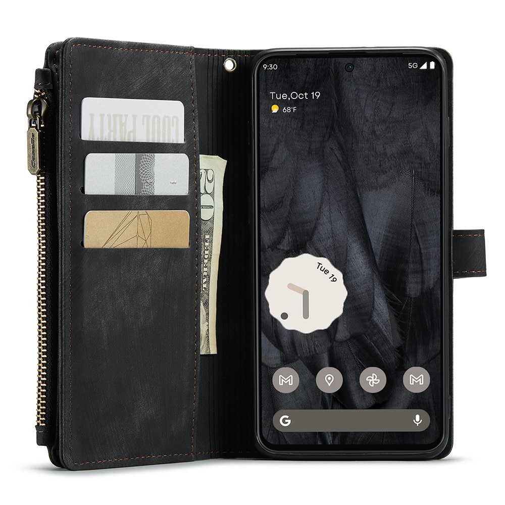 Cartera Zipper Google Pixel 8 Pro Negro