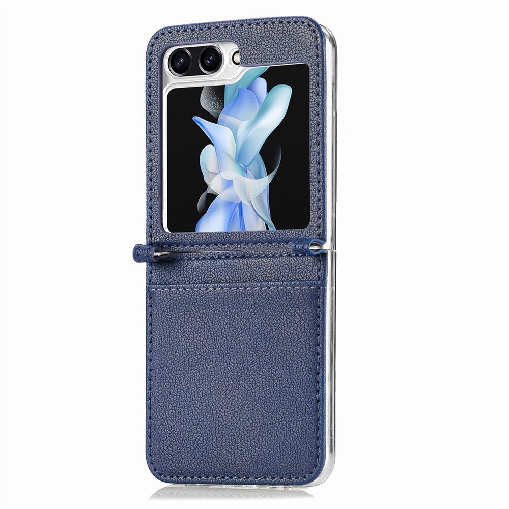 Cartera Slim Card Wallet Samsung Galaxy Z Flip 5 azul