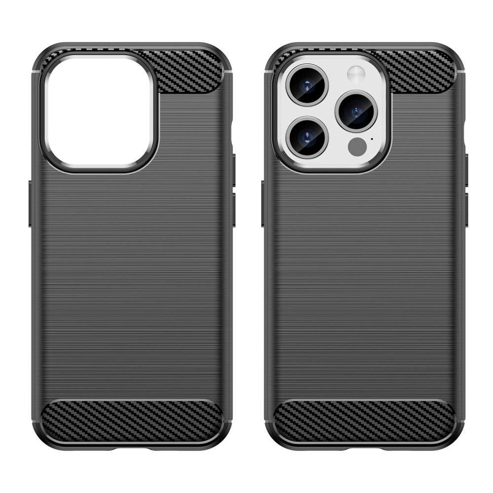 Funda TPU Brushed iPhone 15 Pro Black