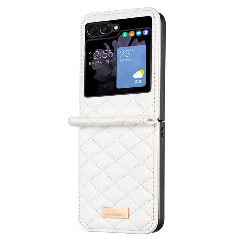 Funda acolchado Samsung Galaxy Z Flip 5 blanco