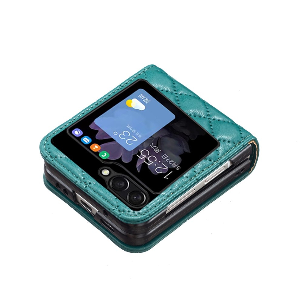 Funda acolchado Samsung Galaxy Z Flip 5 verde