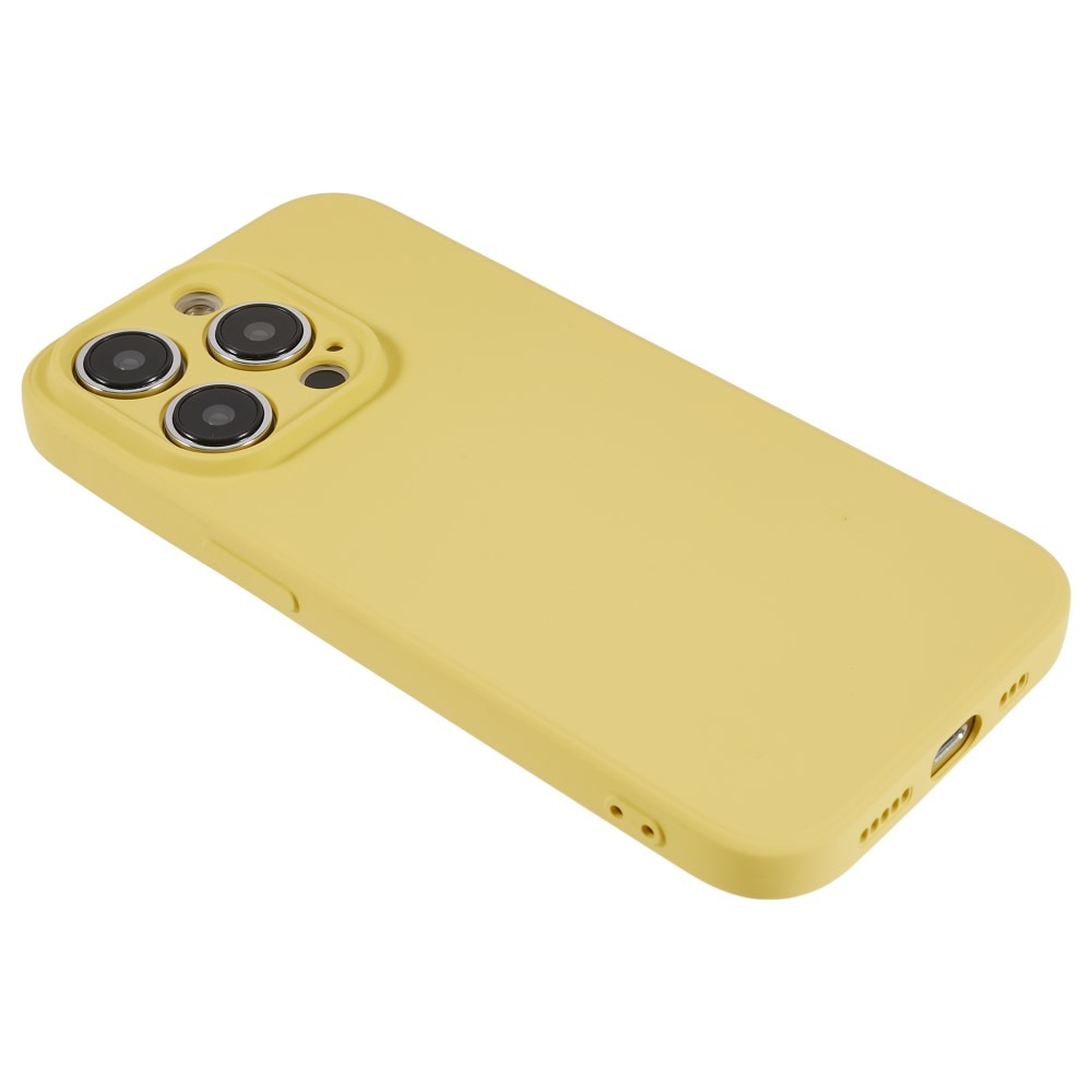 Funda TPU resistente a los golpes iPhone 15 Pro Max Amarillo