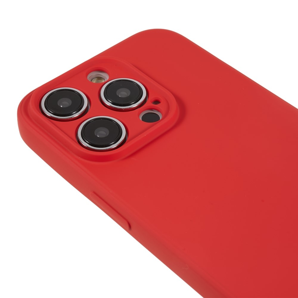 Funda TPU resistente a los golpes iPhone 15 Pro Rojo