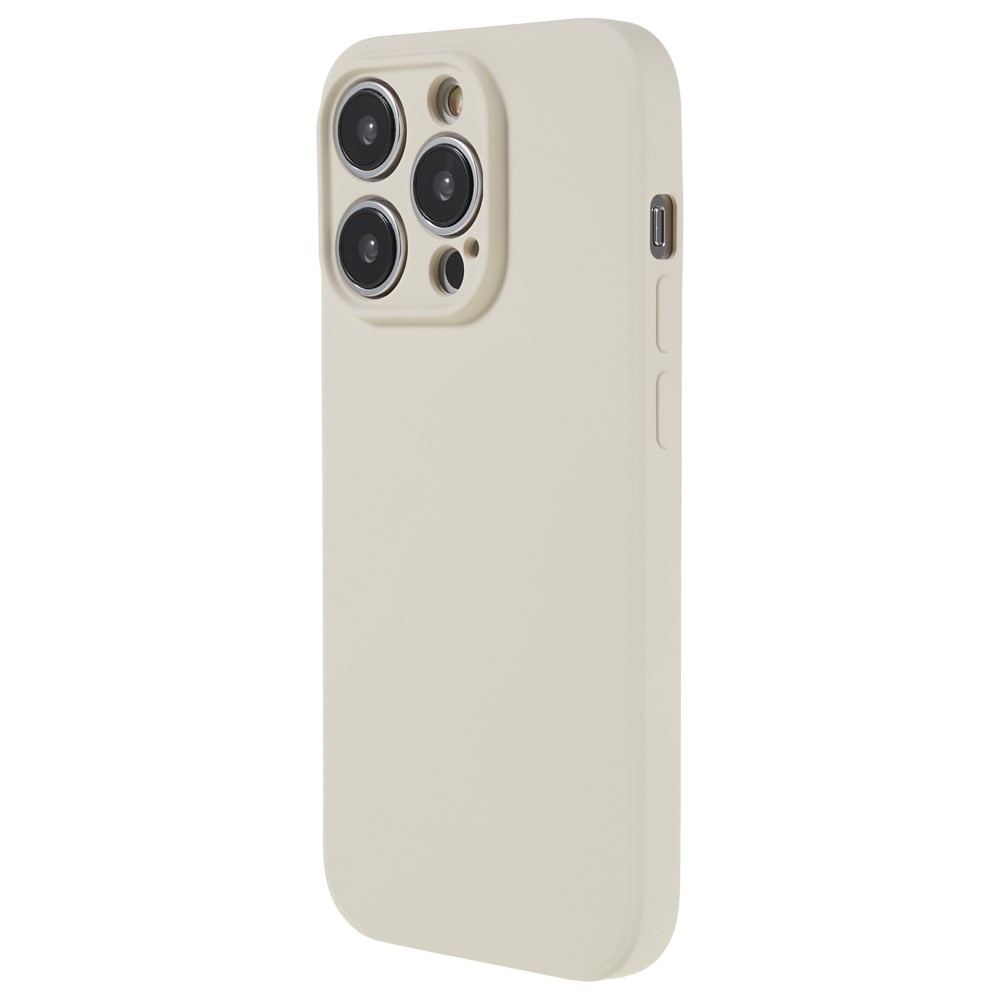 Funda TPU resistente a los golpes iPhone 15 Pro Beige