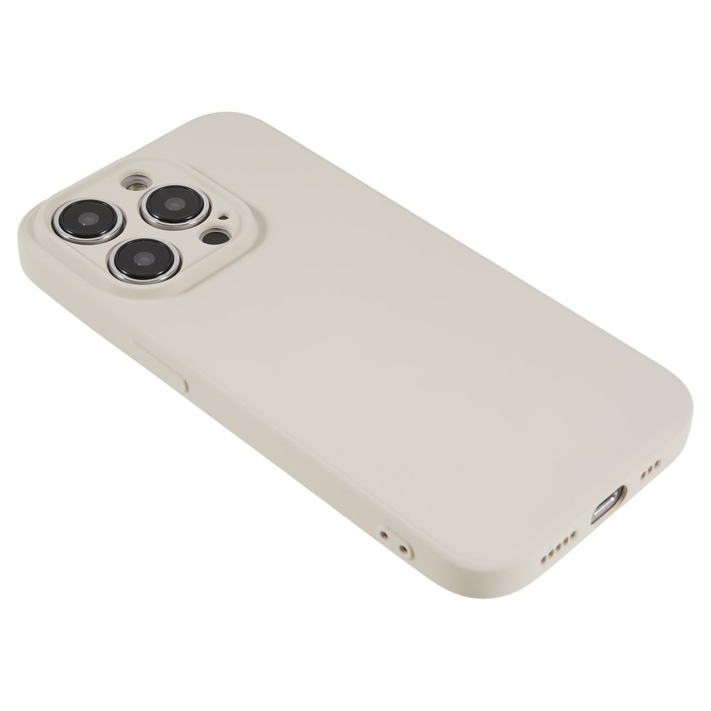 Funda TPU resistente a los golpes iPhone 15 Pro Beige