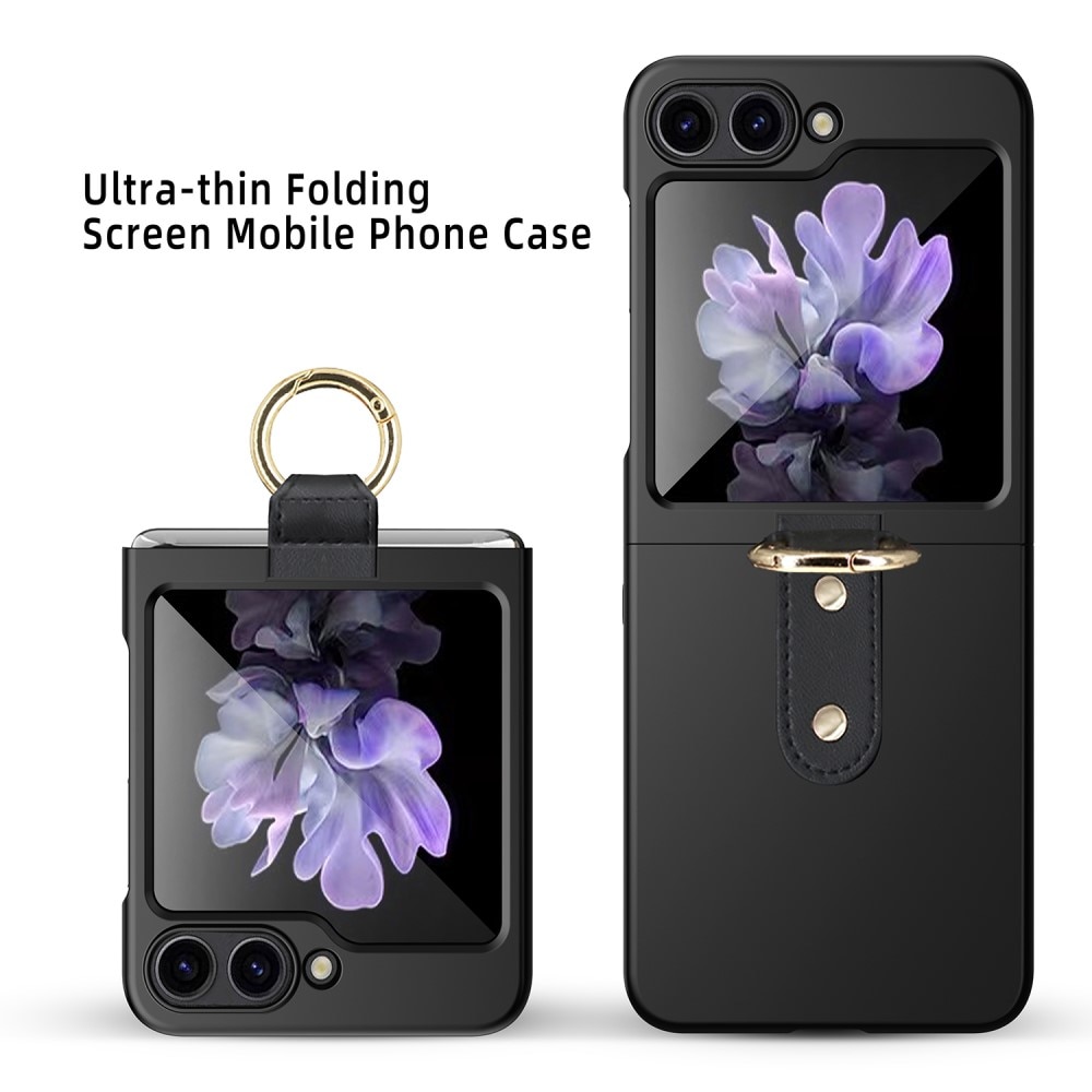 Funda con porta anillos Samsung Galaxy Z Flip 6 negro