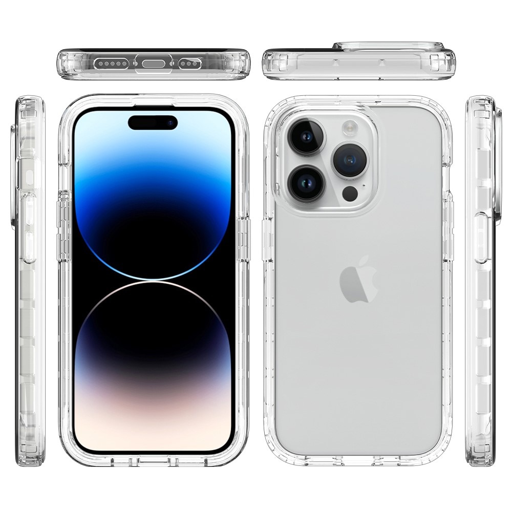 Funda Full Protection iPhone 15 Pro transparente