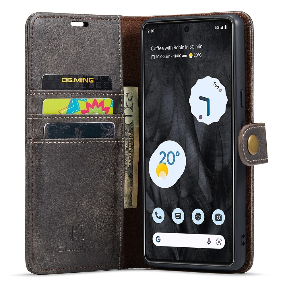 Cartera Magnet Wallet Google Pixel 8 Pro Brown