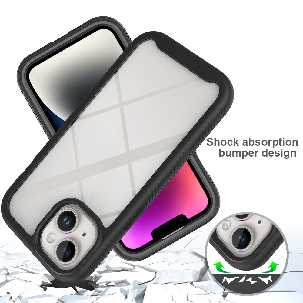 Funda con cobertura total iPhone 15 transparente - Comprar online