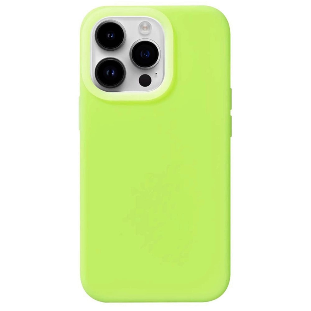 Funda Silicona Ultrafina Carcasa Transparente LD1 para Apple iPhone 15 Plus  Verde
