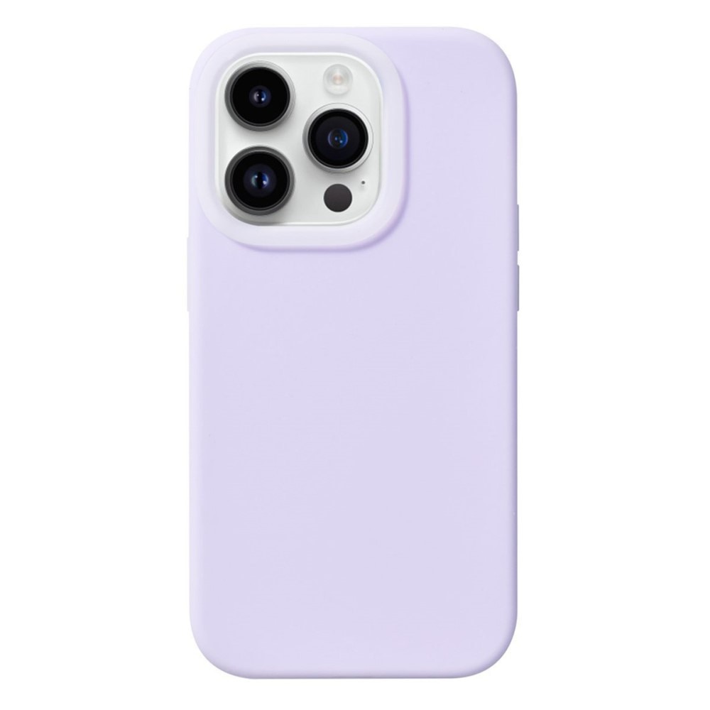 Funda de silicona Jelly iPhone 15 Pro violeta