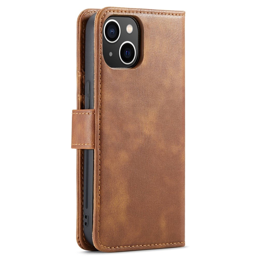 Cartera Magnet Wallet iPhone 15 Cognac