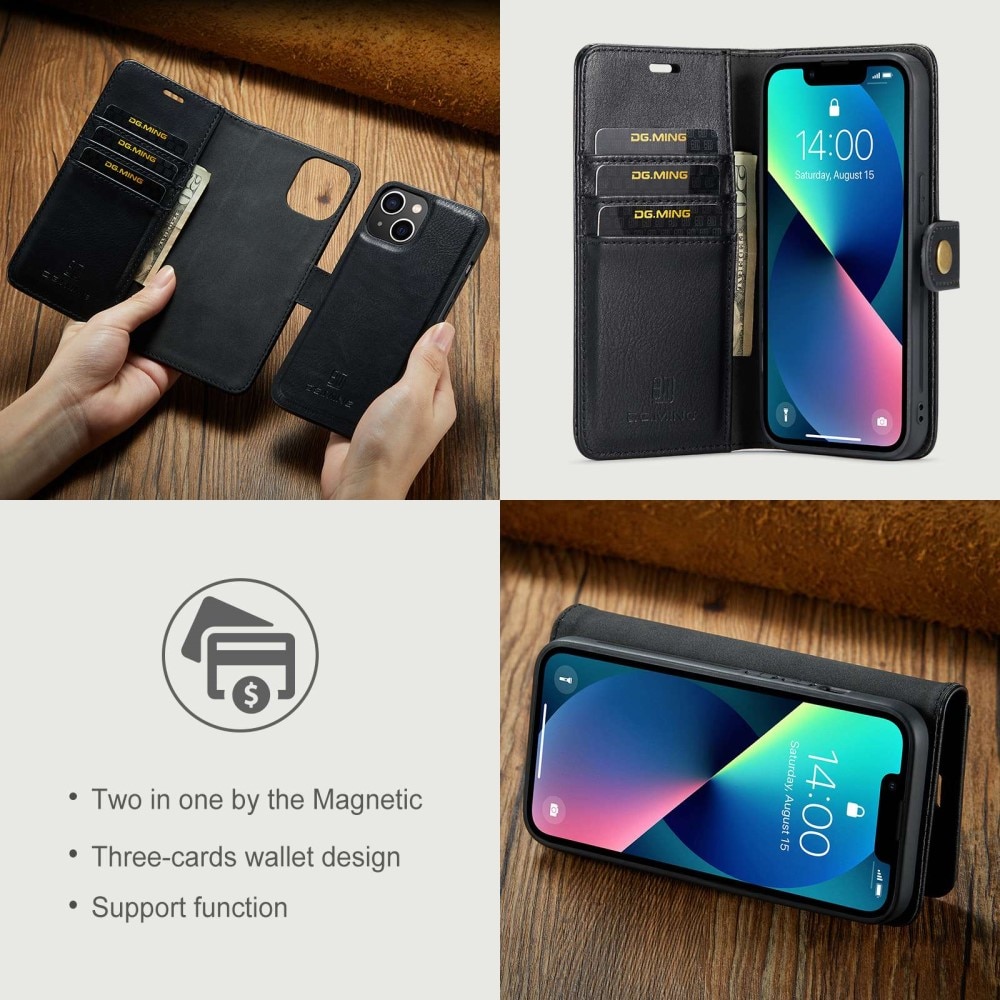 Cartera Magnet Wallet iPhone 15 Plus Black