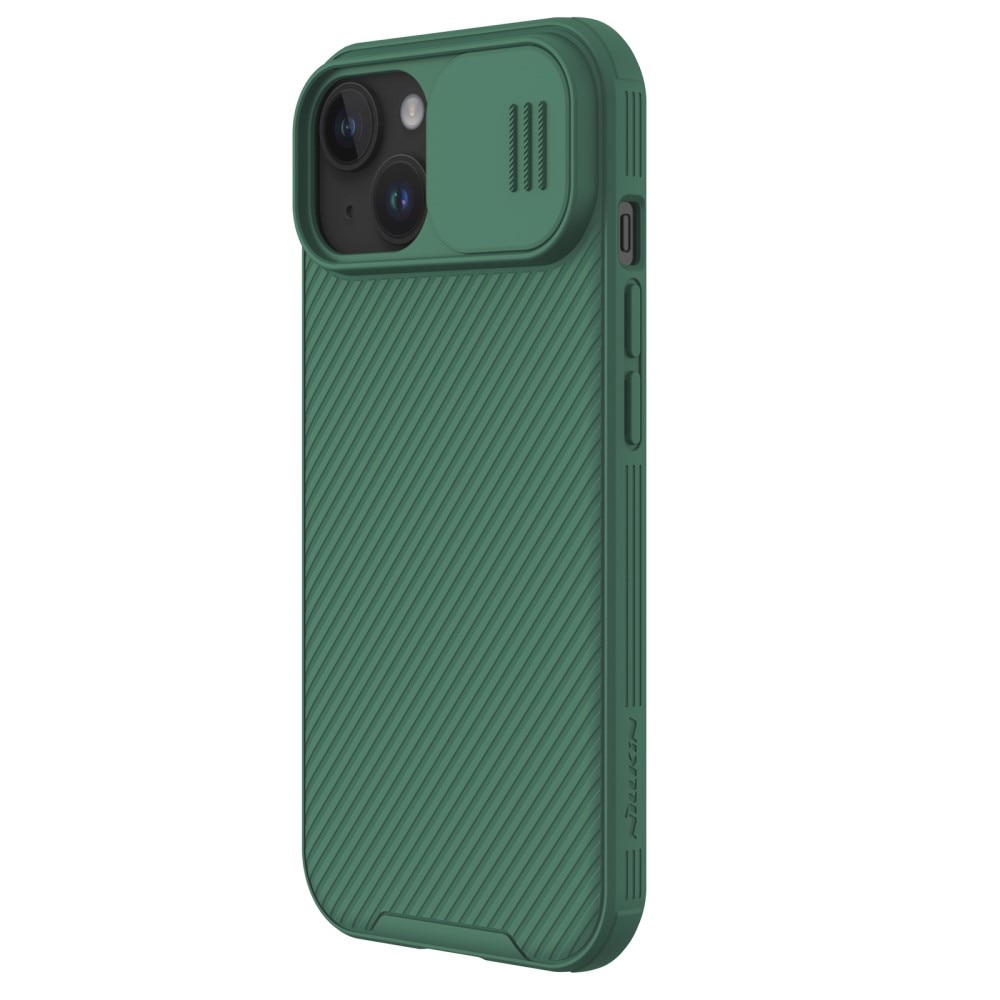 Funda CamShield iPhone 15 verde