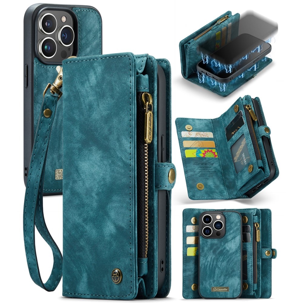 Cartera Multi-Slot iPhone 15 Pro Max azul