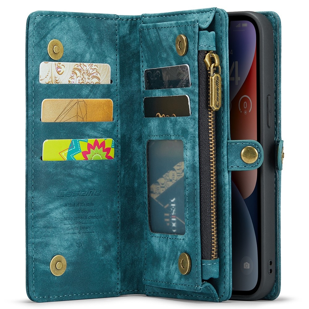 Cartera Multi-Slot iPhone 15 Pro Max azul