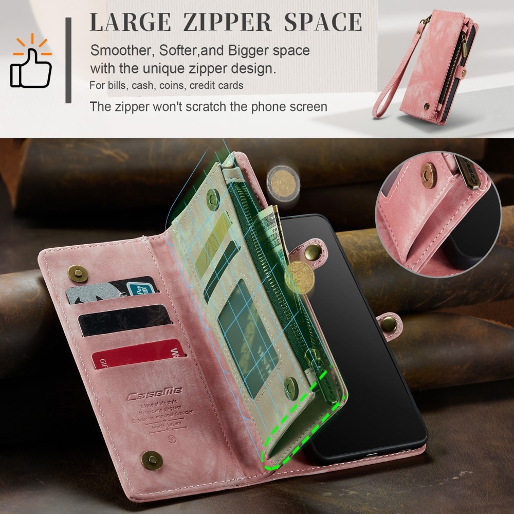 Cartera Multi-Slot iPhone 15 Pro rosado