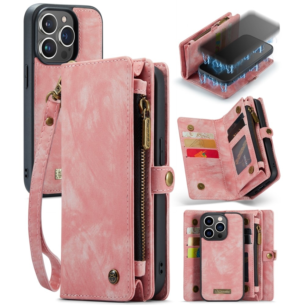 Cartera Multi-Slot iPhone 15 Pro rosado