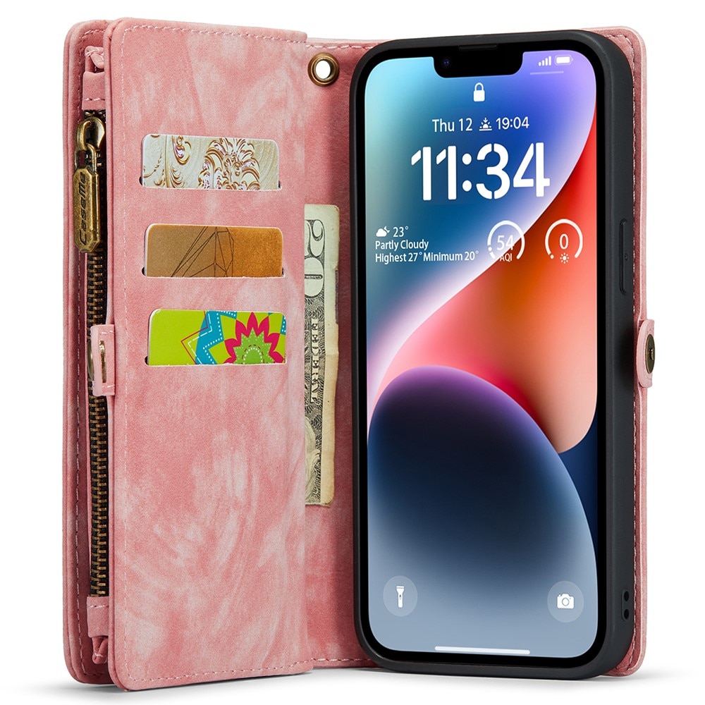 Cartera Multi-Slot iPhone 15 Pro rosado