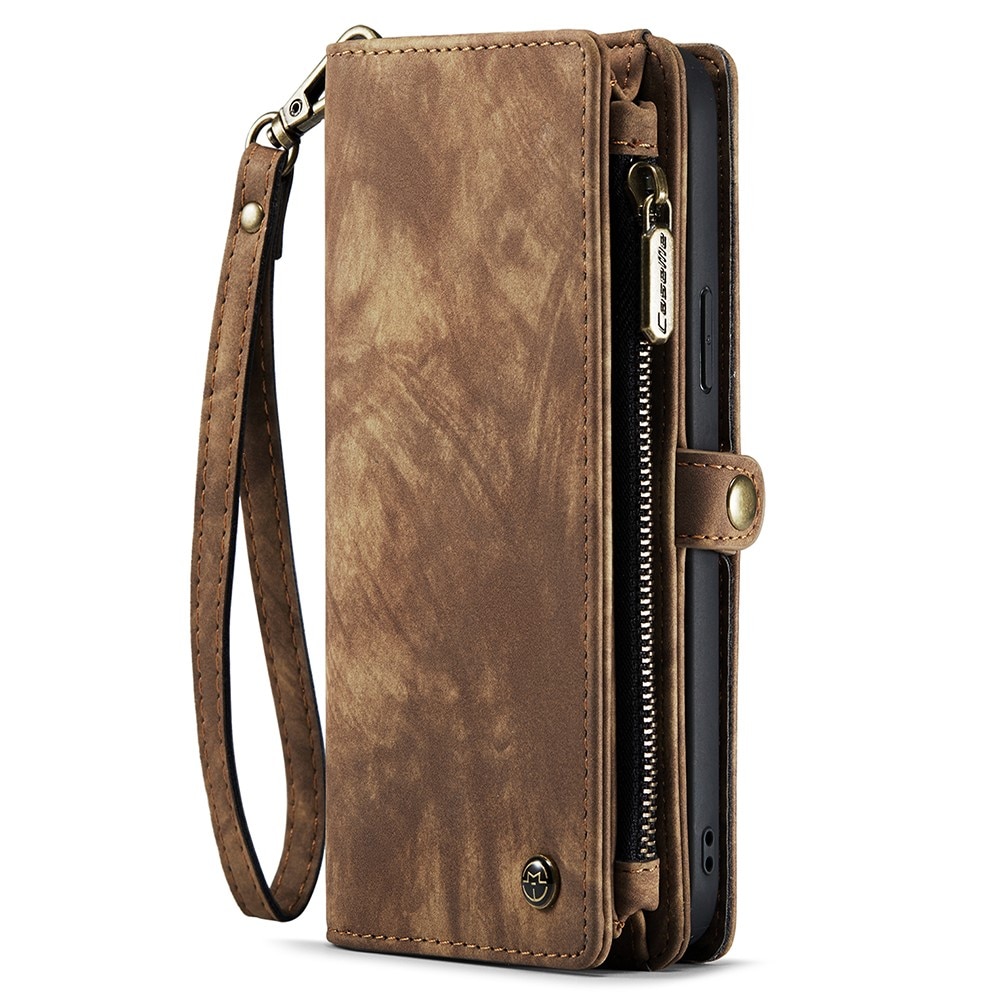 Cartera Multi-Slot iPhone 15 marrón