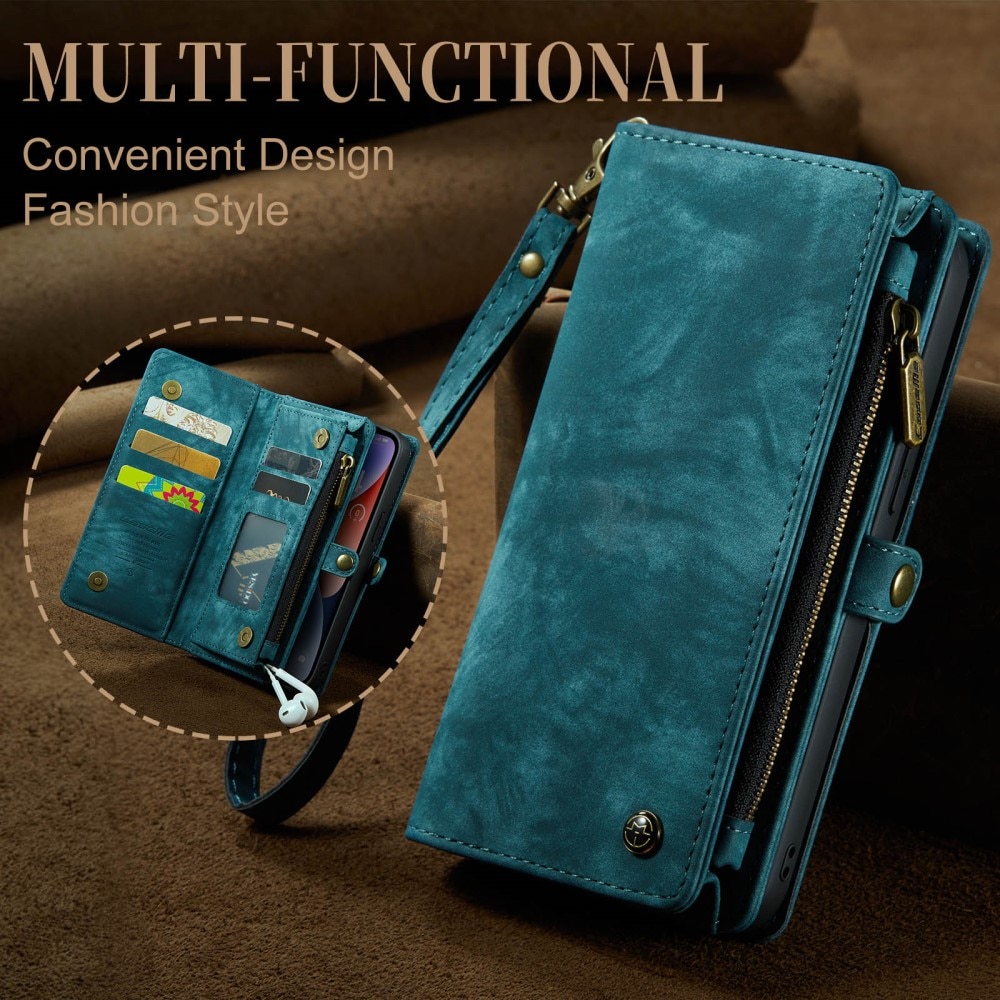 Cartera Multi-Slot iPhone 15 azul