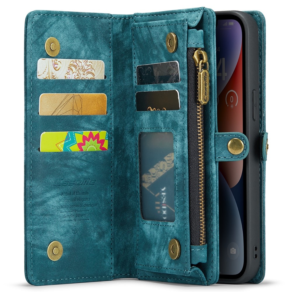 Cartera Multi-Slot iPhone 15 azul